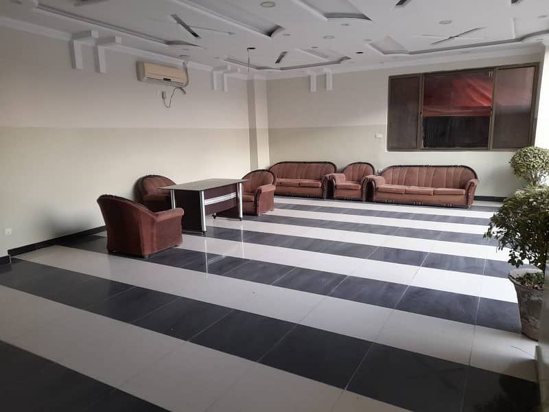 5500 sq. ft Hall for ,Office,Call center ,Software House available for rent 9