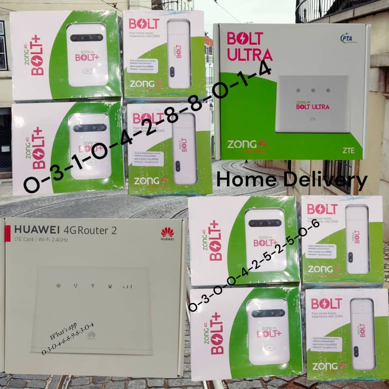 ZONG 4G MBB DEVICE with sim & without sim available 2