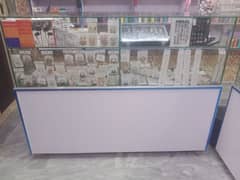 2 adad glass counter for sale