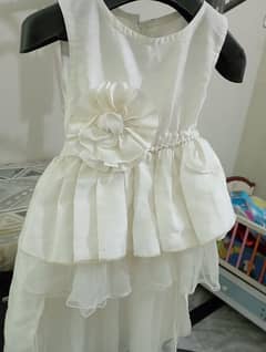 White Frock for baby girl of 1-2 year