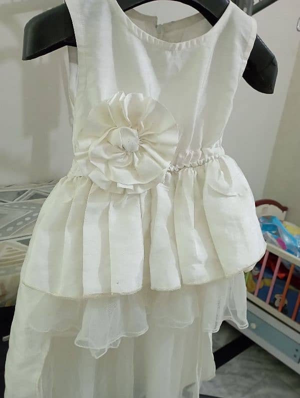 White Frock for baby girl of 1-2 year 0