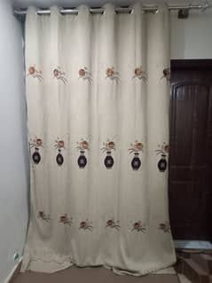 3pc Brand New Curtains with pipes