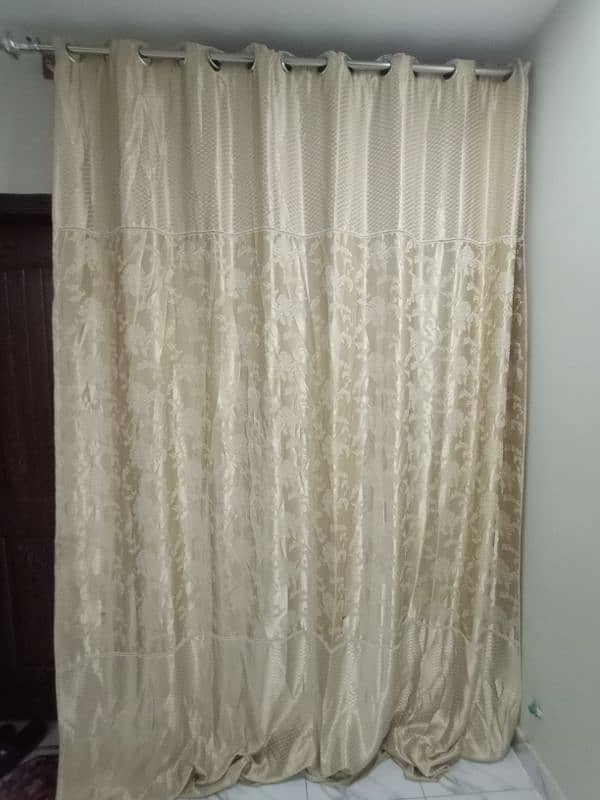 3pc Brand New Curtains with pipes 1