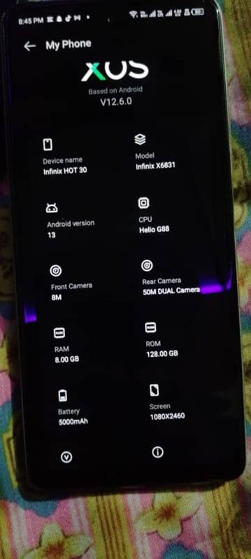 infinix X6831 8+8.128GB 1