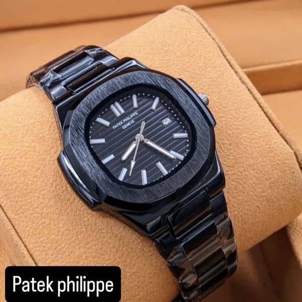 patet philippe watch with master lock date work 0