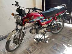 Honda CD70 Red 2023 Modal