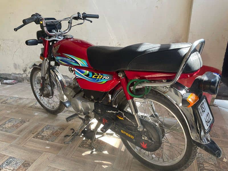 Honda CD70 Red 2023 Modal 1