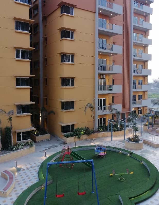 Luxury Un Furnished 2 Bed Residential Facing Courtyard Apartment Available For Rent Near DHA Phase 4 24