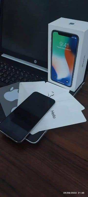 Iphone x pta approved 256gb my whatsapp number ( 03405184073 ) 2