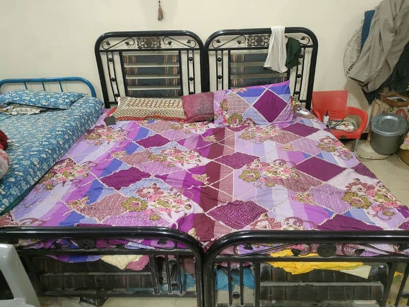 Iron Bed Set For Sale 0