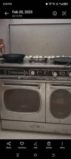 Fire king company stainless steel oven good condition stainless