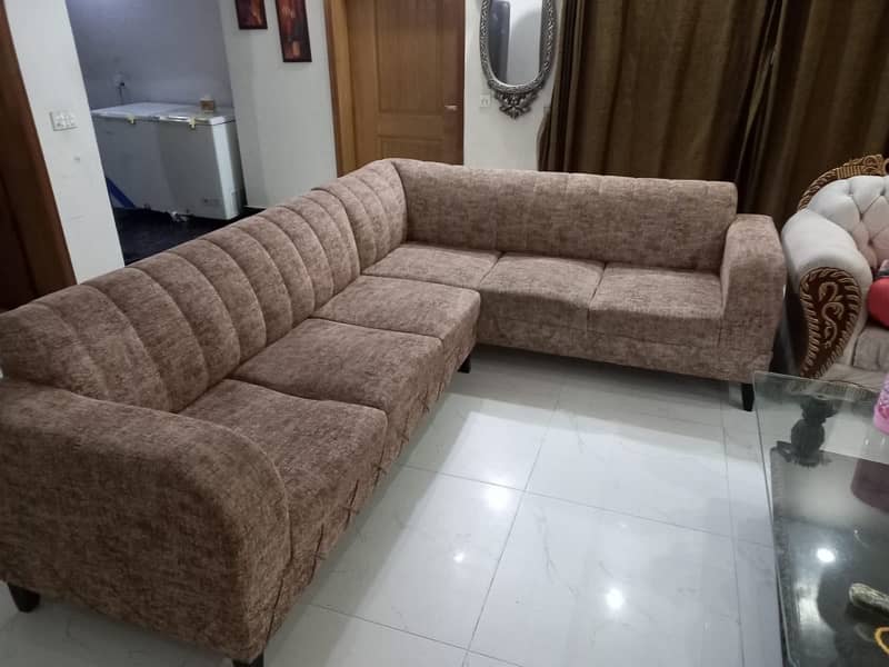 6 seaters sofa L shape for sale 1