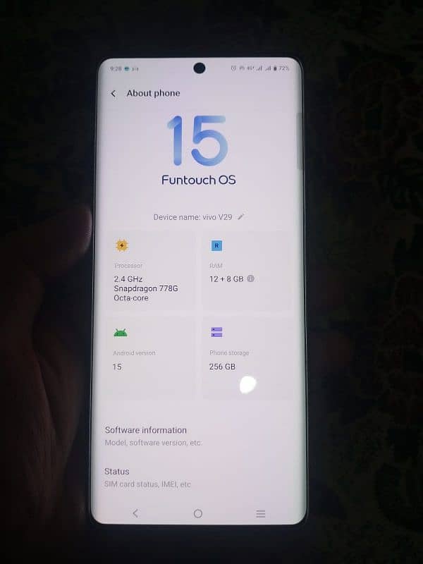 vivo v29 used 10 by 10 condition 1