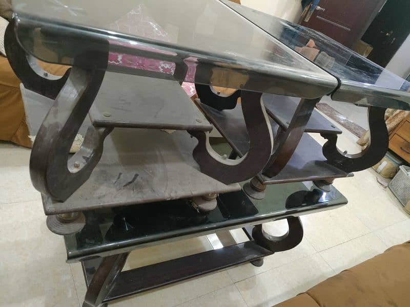 Center Glass Table For Sale 0