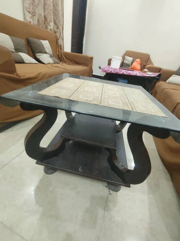 Center Glass Table For Sale 8