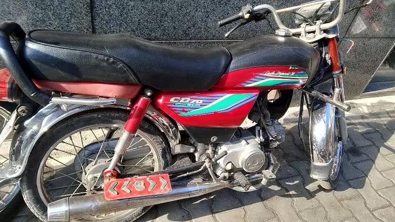 Honda CD 70 2017 model Multan registration 0