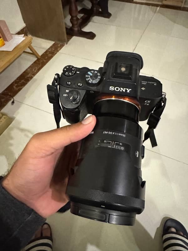 Sony A7iii and Sigma 35 mm 1.4 art series 1