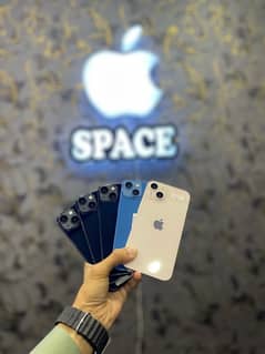 IPhone 13 128gb Jv B. H 100% Waterpack Stock Available At @APPLE SPACE