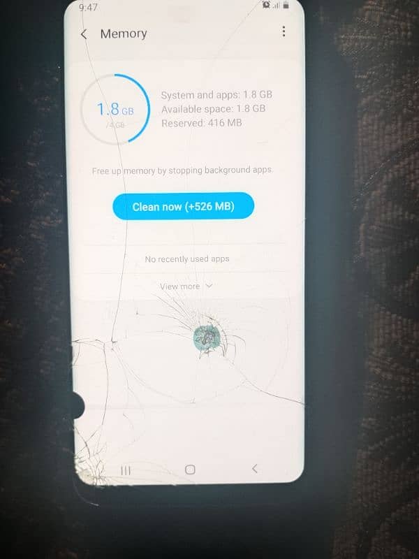 samsung s8 pta approved ha lcd crack or dots ha use my theek ha 1