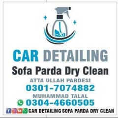 Atta car detailing and sofa bed curtains carpet dryclean home service