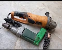 Drill machine + Angle grinder for sale