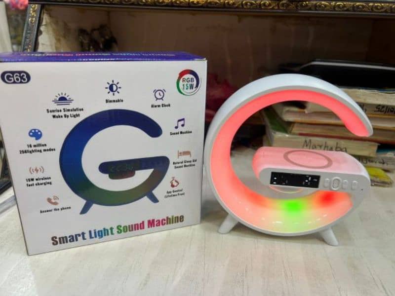 G63 Rgb Light Bluetooth Speaker With 10w Wireless Chargig(03166285006) 7