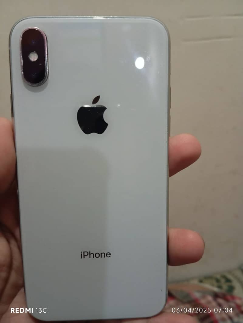 Apple iPhone X 64GB PTA Approved All Okay White Color 100% 9