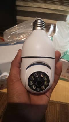 Single lens bulb camera. 4k result night vision record video.