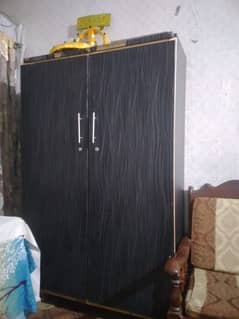 2 door wooden wardrobe