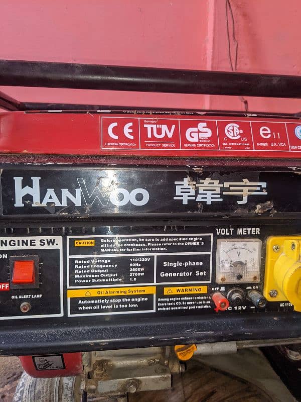 generator for sale 2.5 KVA 5