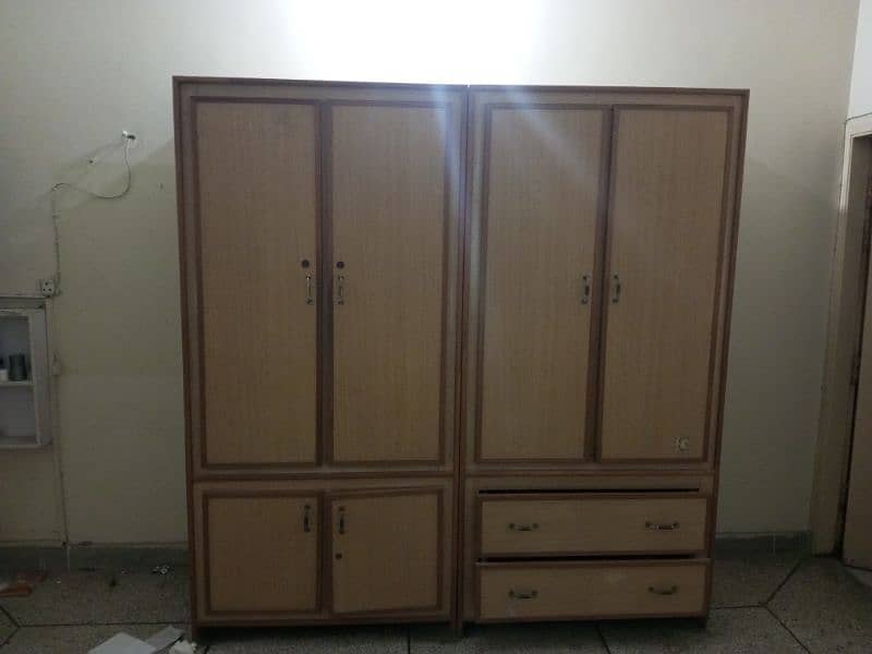 2 wardrobes for sale 0