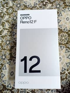 Oppo Reno 12F for sale in new condition 6 month warranty.