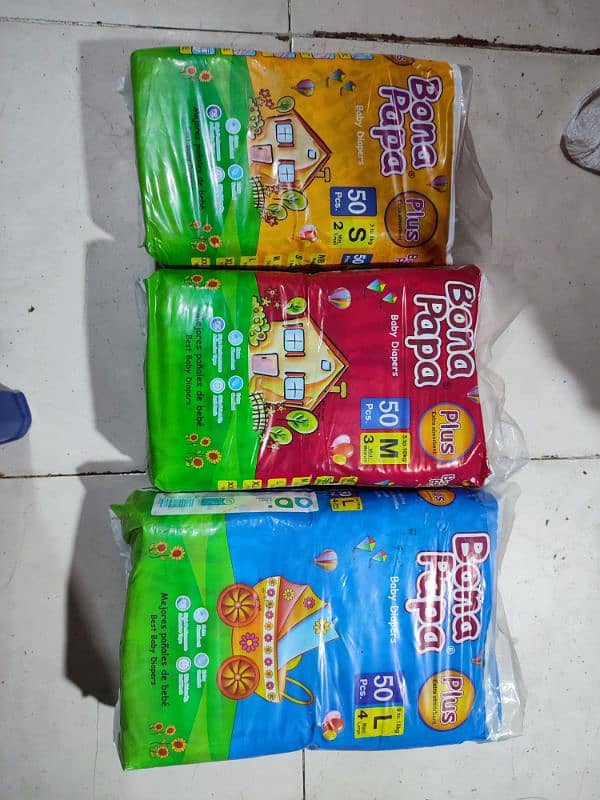 Royal ozone And bona papa baby diaper All Size Available 1