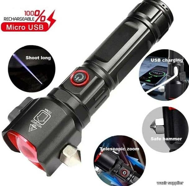 Rechargeable LED Torch Light 0