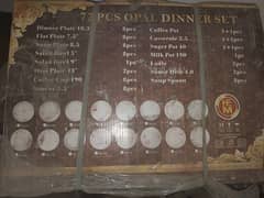 Opal dinner set marble 72pcs