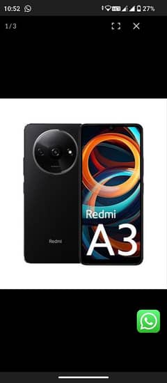 My mobile phone for sale Redmi A3 4/64