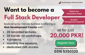 Learn Web Development in just 4 months!