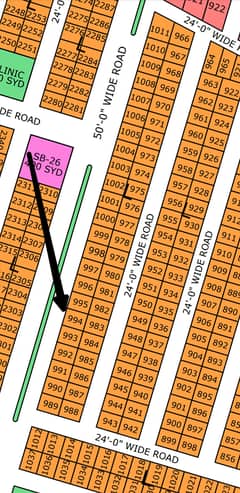 NORTH TOWN RESIDENCY PHASE 1 GOLD BLOCK 80syd westopen 50feet road face plot