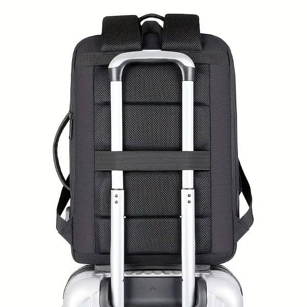 Large Capacity Luxury Laptop Backpack Bag with USB Cable 7
