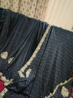 black sari in good condition