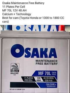 12v 48ah dry battery osaka