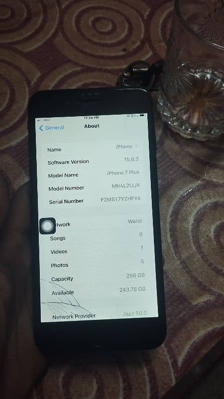 Iphone 7+ 256gb Pta Approved good condition exchange possible 9