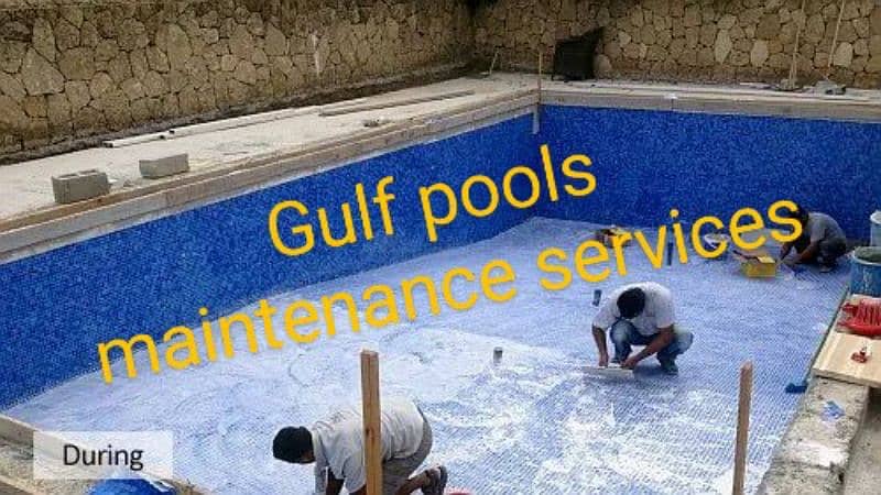 swimming pool cleaning, repair, maintenance services 1