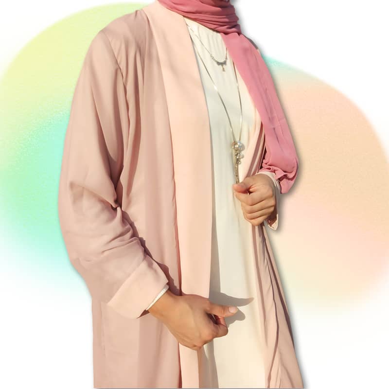 Double Layer Abaya - Seperate Inner and Upper - Deliver Available 2