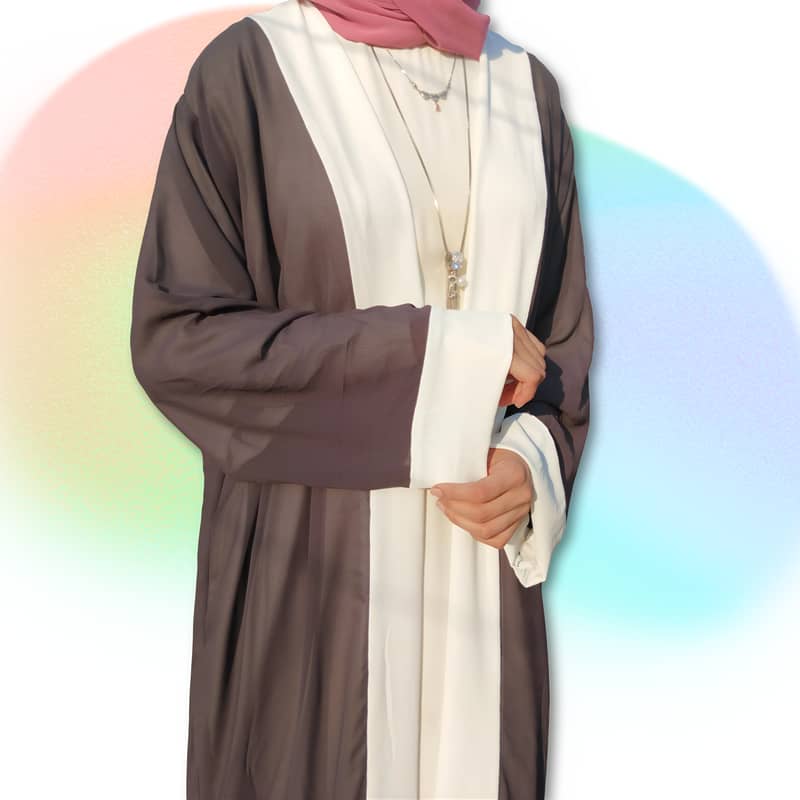 Double Layer Abaya - Seperate Inner and Upper - Deliver Available 10