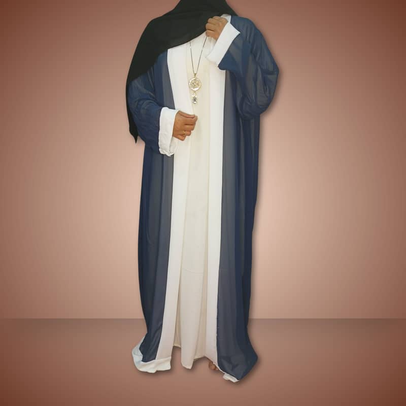 Double Layer Abaya - Seperate Inner and Upper - Deliver Available 12