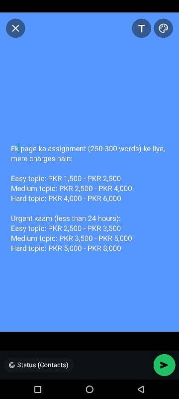 Online assignment work 1