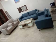 brand new sofa set with new table. price is little negotiable.