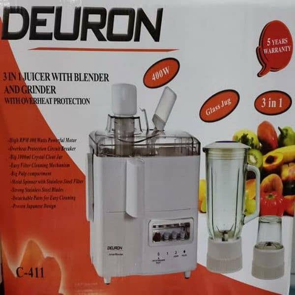 Deuron Juicer Machines And All Electronics Product Best Quality 3