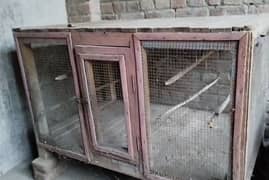 Heavy Wood Cage looking for a new home two cages